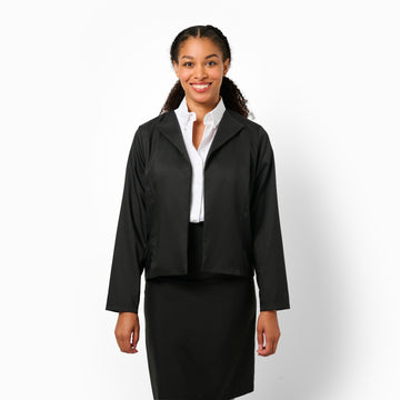 LONG SLEEVE BUTTON FRONT JACKET